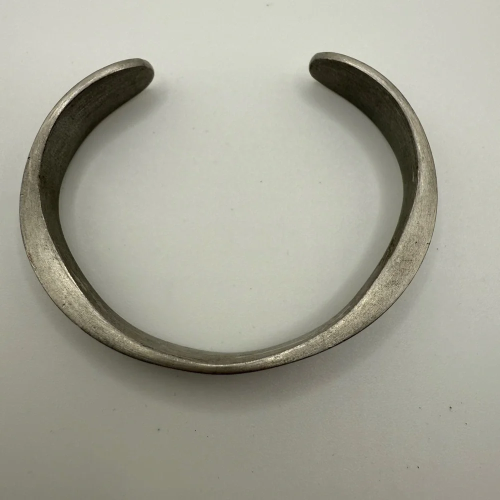 Vintage Speidel USA Solid Metal Men’s Cuff Bracelet